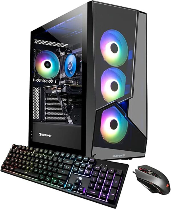 This starter gaming computer comes pre-built with everything you need to start gaming right away! Featuring an Intel i3-10105F 3.7GHz, Nvidia 1030 graphics card, and 8GB of RAM, this PC is ready to get you started in PC gaming!