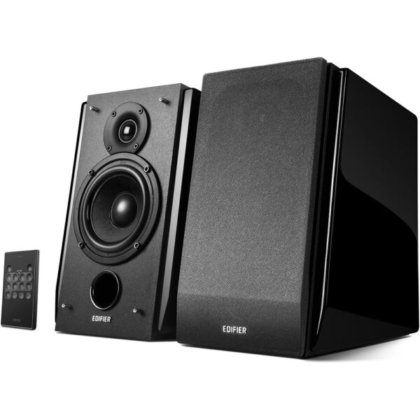 Edifier R1850DB Active Bookshelf Speakers with Built-in Amplifier with Subwoofer Line Out