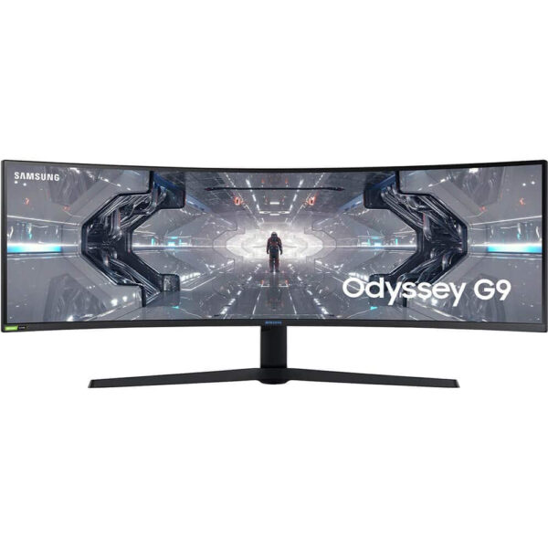Widescreen curved gaming monitor with QHD display and 240Hz refresh reate